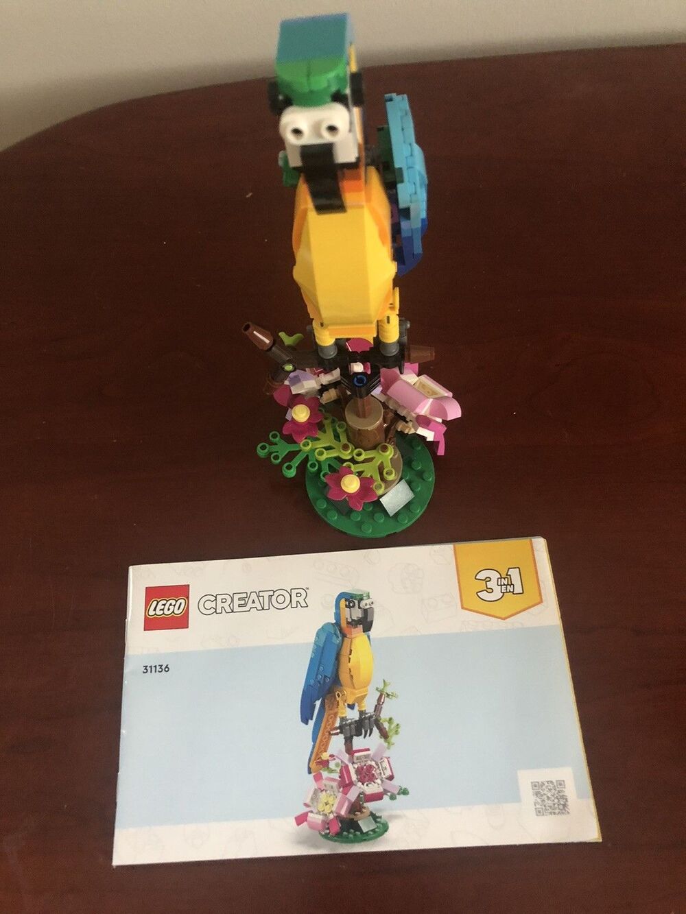 LEGO Creator #31136 Exotic Parrot As Shown in Pictures PARTS ONLY